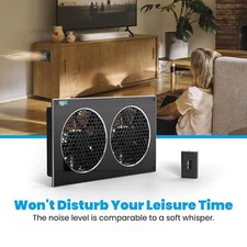 AITECAC 12″ Wall Mount Exhaust Fan 104CFM Cooling Ventilation w/Remote Control