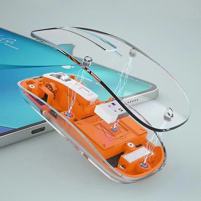 Wireless Bluetooth mouse optics mini Portable Rechargeable magnetic attraction - Image 3 of 4