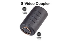 S-Video Female to Female Coupler For Combining 2 S-Video Cables into 1