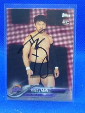 AUTOGRAPH Hideo Itami 2018 Topps WWE 205 Live Rookie Card #135