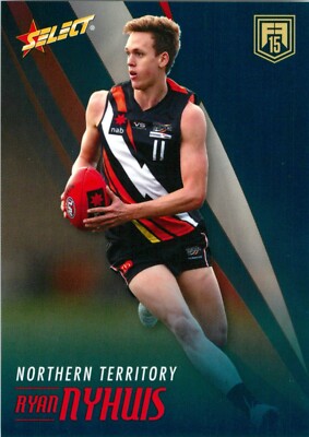 2015 Fremantle Dockers AFL Select Future Force Rookie Card - Ryan Nyhuis