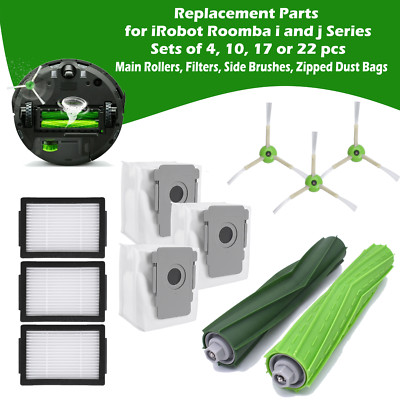 Replenishment Sets for iRobot Roomba i1 i2+ i3 i7+ i8 j5 j6+ j8 j9+ Plus Series