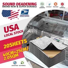 Vehicle Noise Isolation 20Pcs Sound Deadening Mat for 16"*10" Cars Floor Roof