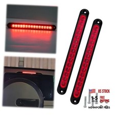 15led Red Trailer Brake Tail Light Bar, LED 3rd Brake Light Strobe Red Flashing