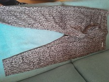 Regatta thermal leggings animal print black and grey ladies uk 14