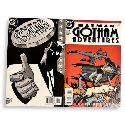 Batman Gotham Adventures #2 & #4 VF/NM DC Animated Series Comic Lot