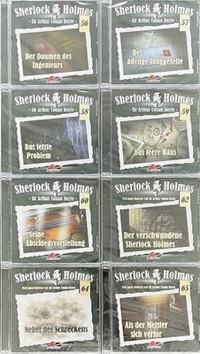 8 x CD Maritim Sherlock Holmes aus Folge 56 - 65 Hörspiele