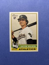2025 Topps Heritage Rookie Alternate Cartoon #15 Jacob Wilson Athletics MLB