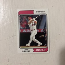 2023 Topps Heritage Baseball Mike Trout #5 LA Angels 😇
