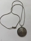Vintage 1961-D Walking Liberty Half Dollar Coin On 925 Italian Chain
