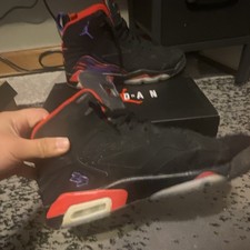 Jordan MVP Black Red Purple Athletic Shoes Kids 7Y DZ5577-006 High Top