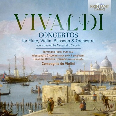 Brilliant Classics CD Vivaldi Konzerte Für Flöte Geige Fagott Orchester Mint