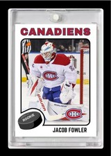 2025-26 Jacob Fowler NHL Future Stars Rookie Card #74 Montreal Canadiens