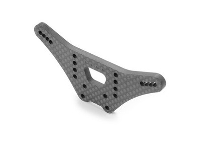 XRAY XB2 CARBON SHOCK TOWER - 4-DOTS - REAR / XRA323093