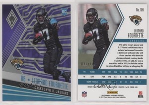 2017 Panini Phoenix Rookies Purple /149 Leonard Fournette #109 Rookie RC