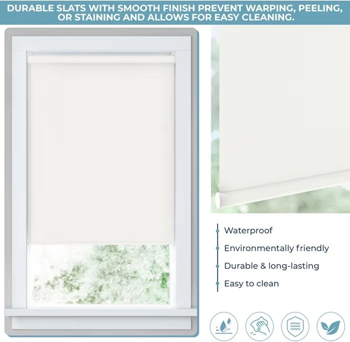 Mecanismo de elevación de resorte de cortina enrollable inalámbrico Blackout LEVOLOR 42 X 74 Foto 2 de 4