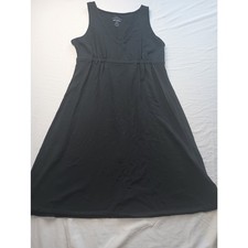 Old Navy Black Y2K Mini Dress V Neck Sleeveless Women Size Small