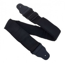 D'Addario 74T000 Wide Bass Guitar Strap Black