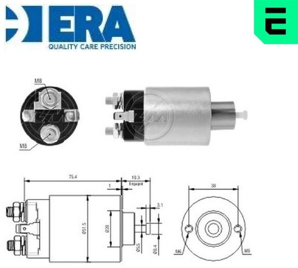 ERA ZM4993 Magnetschalter FüR Starter Magnetschalter FüR Starter-image