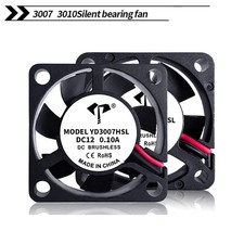 3007 3010 Fan 30 X 30 X 7mm-10mm Mini Square Brushless Cooling Fan DC 5V 12V 24V