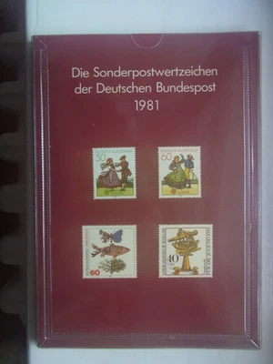 Jahrbuch  1981 Sonderpostwertzeichen der Deutschen Bundespost postfrisch kpl - Bild 1 von 2