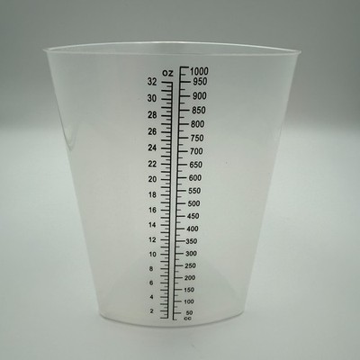 Medline Graduated Triangler Intake/Output Container 1000ml/32 0z New (A10-14)