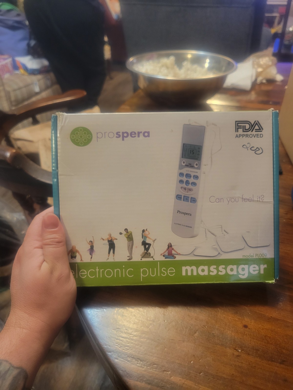 Prospera Electronic Pulse Massager With One New Set Of Pads