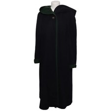 Echter Loden, Mantel, Damen, Größe: M, Blau/Grün #bXv