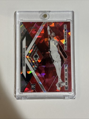 Victor Wembanyama /C Spurs RC | 2023/24 Phoenix NBA Red Ice Rookie Card #13 - Picture 3 of 4