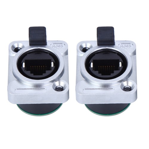 2Pcs RJ45 PCB Panel Wasserdichte Runde Isolator PA Material ELRJWH5 Bord - Photo 10/14
