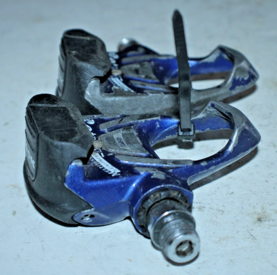 Pedales de bicicleta Look Arc sin clip azul Bikepacking carreras carretera envío rápido EE. UU.:) Foto 4 de 4