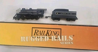 Rail King RUGGED RAILS Baltimore & Ohio 2-8-0 Steam Engine Locomotive 30-4150-1E