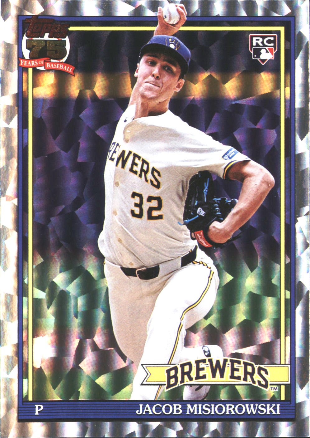2026 Topps Jacob Misiorowski 1991 Topps Baseball 35th Anniversary Crackle Foil