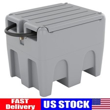 48 Gallon Portable Diesel Fuel Tank with 12V Electric Transfer Pump,10 GPM Flow