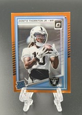 2025 Donruss Optic Dont'e Thornton Jr. #279 Rookie Orange SP/299 RC Raiders