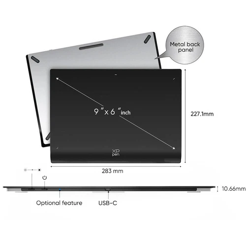XPPen Wireless Drawing Tablet Deco Pro MW 2nd Bluetooth Computer Graphics Tablet