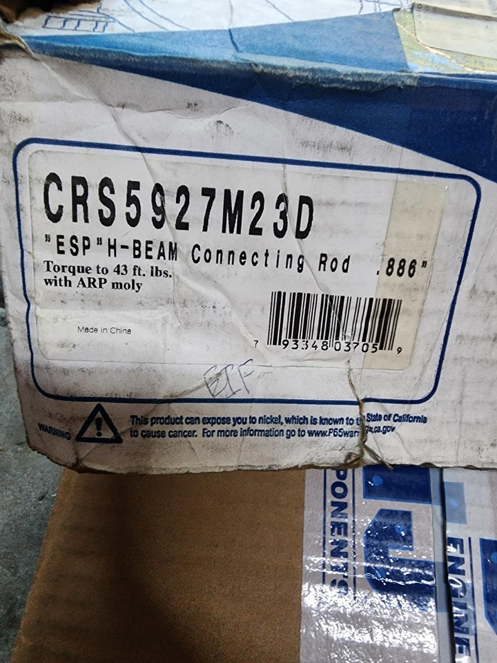 Eagle H Beam Rods 22.5mm Pin for Mazda Speed 3 Speed 6 MZR 2.3 Turbo CRS5927M23D - Image 2 of 2