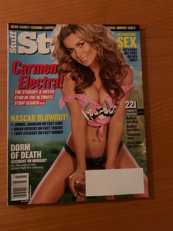 Stuff Magazine March 2004 Subscription Edition Cover: Carmen Electra