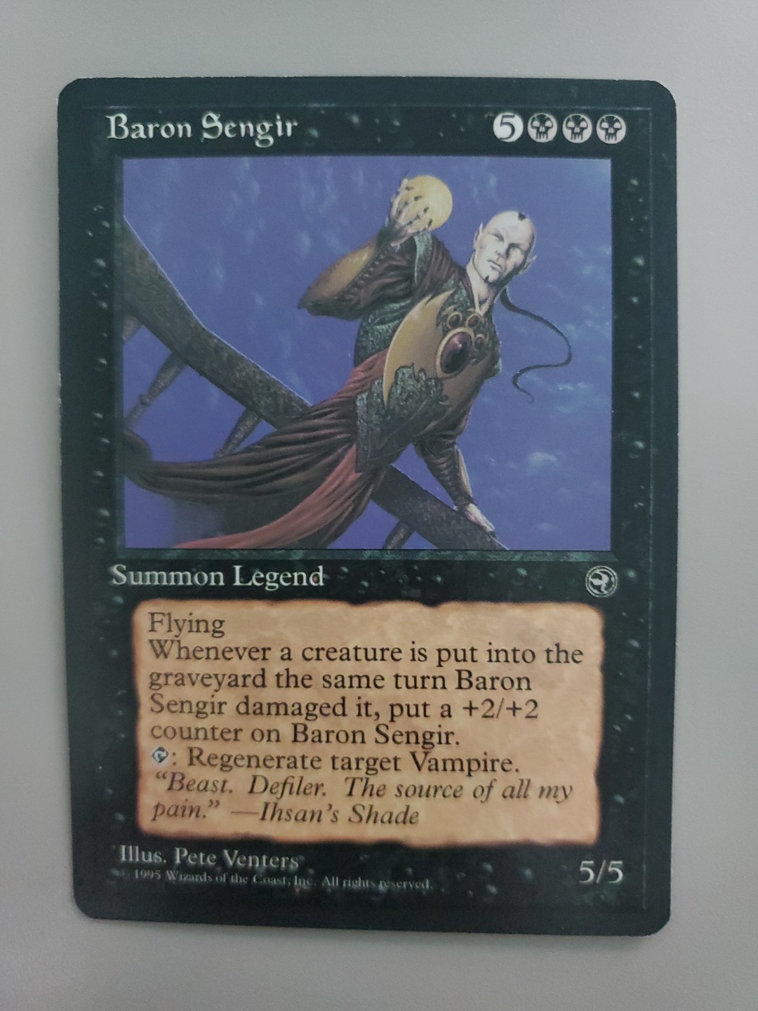 MTG Baron Sengir Homelands Regular Rare