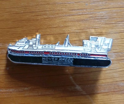 Hover Speed Hoverspeed Fast Ferries Vintage Pin Anstecker Fährschiff Sqire England 