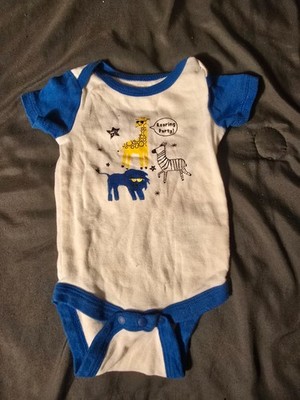 Little Star Organic Bodysuit Outfit Zoo Animals 0/3 months 3 months One piece