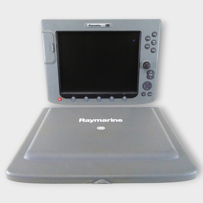 Raymarine E120 Classic Multifunction Display Unit E02013 w/ Sun Cover & Bezel