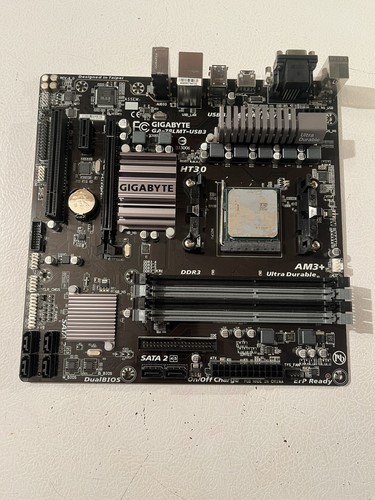 GIGABYTE GA-78LMT-USB3 MOTHERBOARD COMBO AMD FX-8320 CPU 32GB RAM - Picture 11 of 24