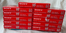 Sony HF60 Blank Cassette Lot of 11 Normal Bias Sealed