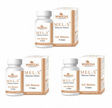 Wheezal Mel-X Melasma Tablets 75 Tabs x 3 Pigmentation Tanning Sunburn Support
