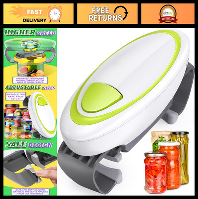 Automatic Electric Jar Opener for Seniors, Arthritis-Friendly, One Touch Hands-F