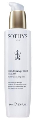 SOTHYS Vitality Cleansing Milk | Refreshing Daily Face Cleanser | Hydrating Grap