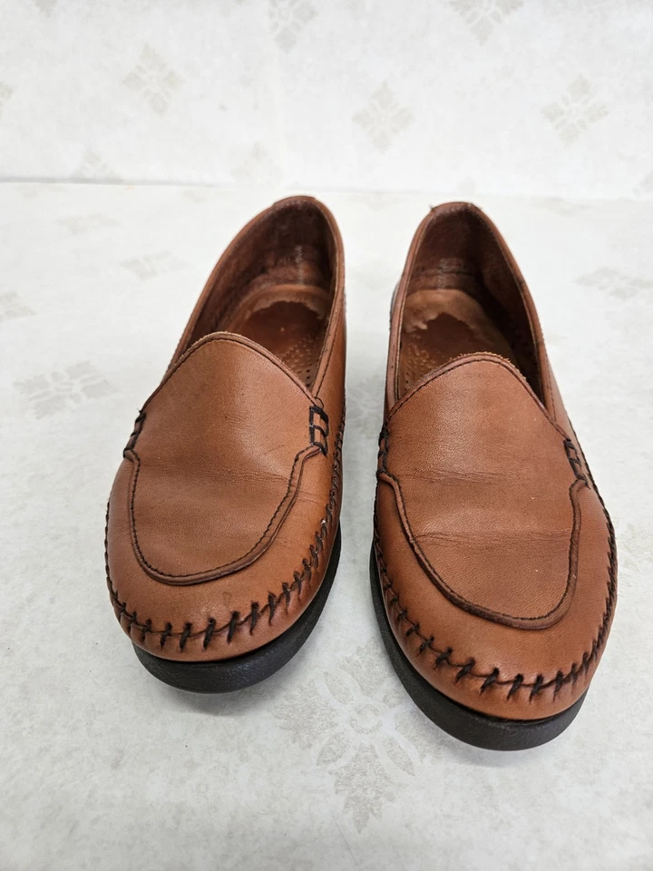 Zapatos Dexter Mujer Vintage Años 90 Whipstitch Zapatos Talla 6 Hecho en EE. UU. Foto 2 de 4