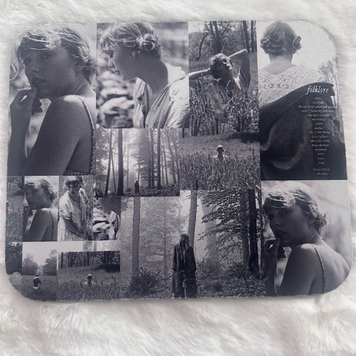 Taylor Swift Folklore Collage Mouse Pad