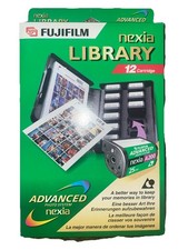 Fujifilm Nexia Library Advance Photo System APS Film 12 Cartridge Storage Case